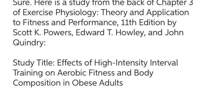 A Perspective on High-Intensity Interval Training for Performance