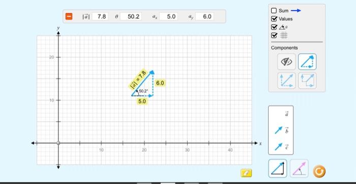 Solved Table 1: Components of a Vector | Chegg.com