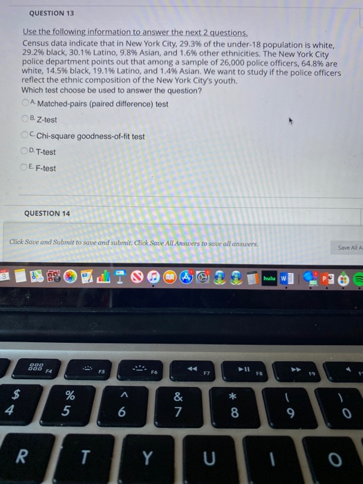 Solved QUESTION 13 Use the following information to answer | Chegg.com