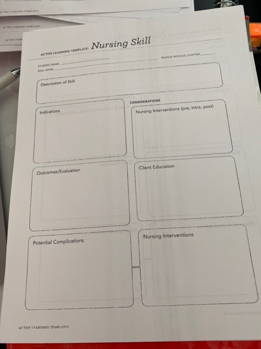 Solved identifying necessary supplies for performing a wound