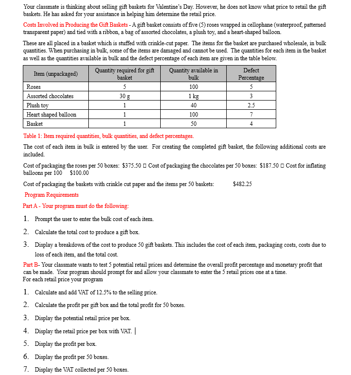 Solved Create a working C++ Program and show me all the | Chegg.com