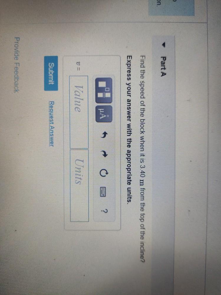 Solved (Dec 12, 2020) Problem 7 The block is released from | Chegg.com