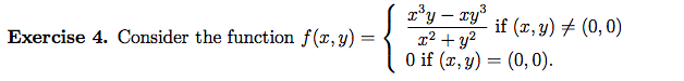 Solved Exercise 4. Consider the function | Chegg.com