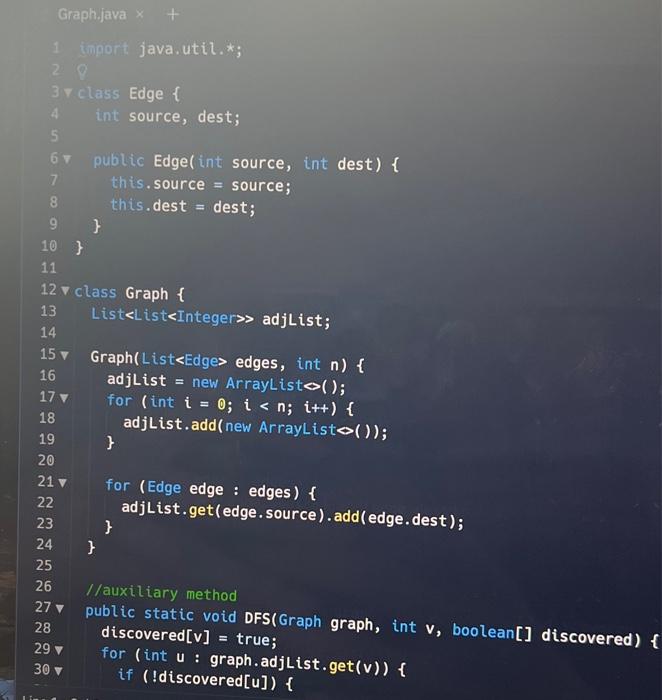 Solved Graph 2 ( 25 points) - Implement a method that finds | Chegg.com