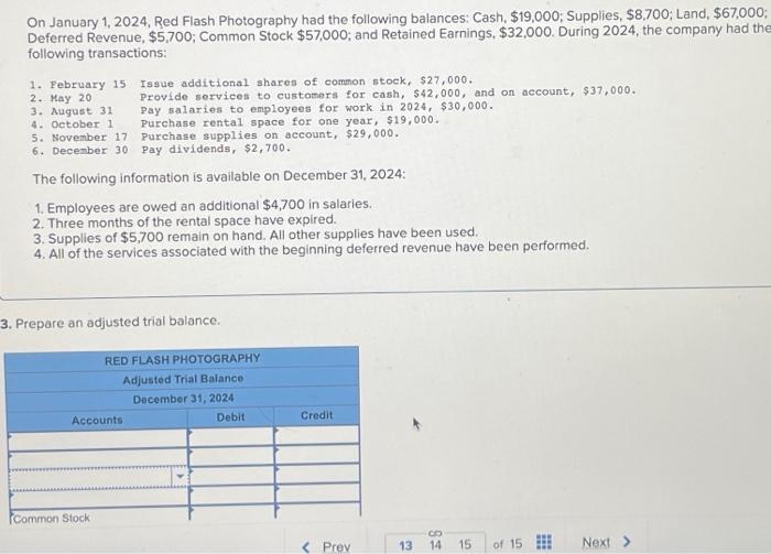 Solved On January 1 2024 Red Flash Photography Had The Chegg Com   Image