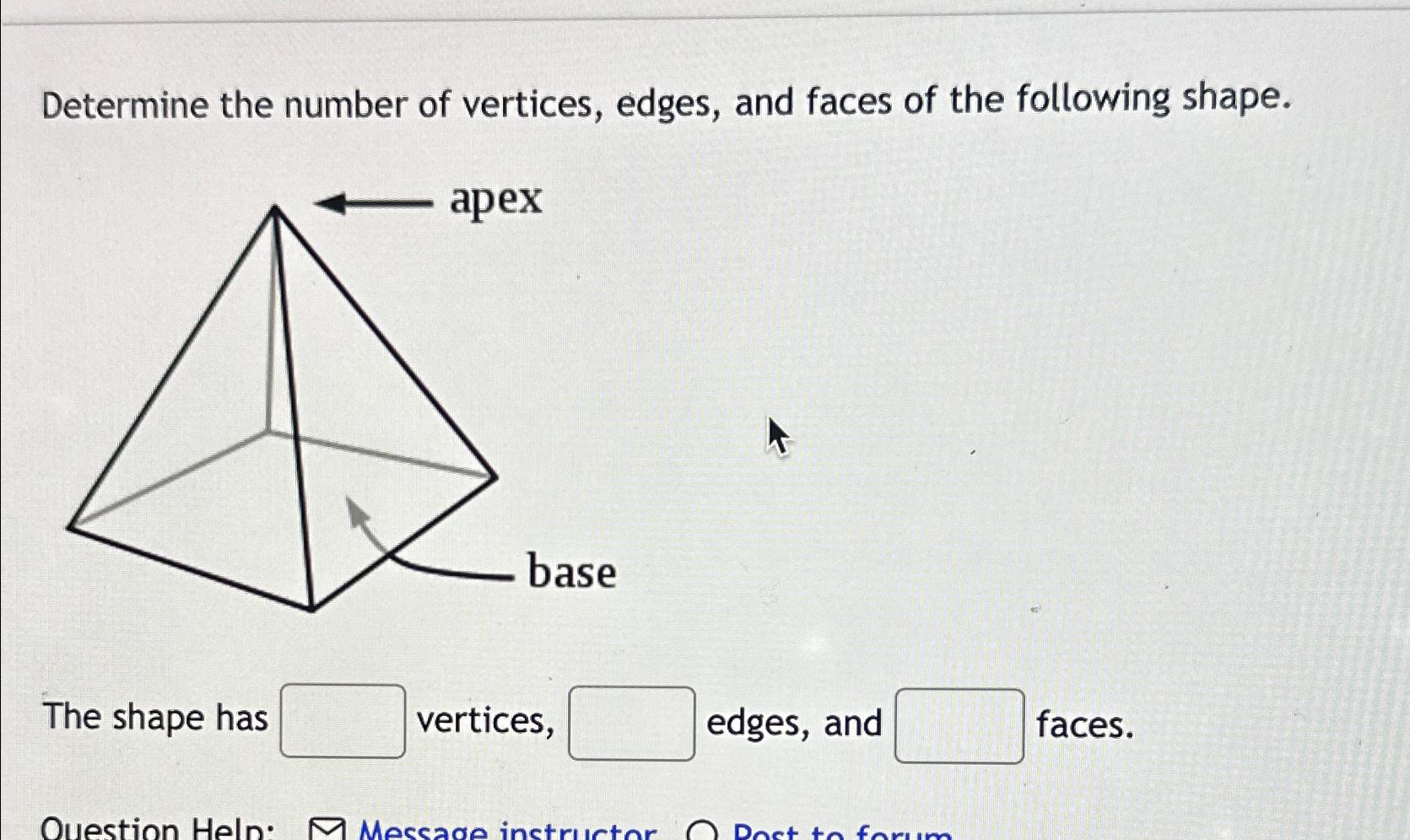 shape with 5 faces 8 edges 5 vertices