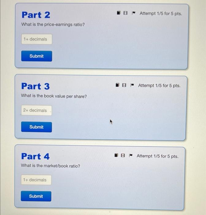 Solved Intro Use the following information to answer the | Chegg.com