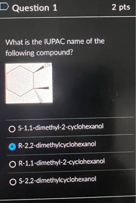 Solved Question 3 2 pts What is the product of the following | Chegg.com