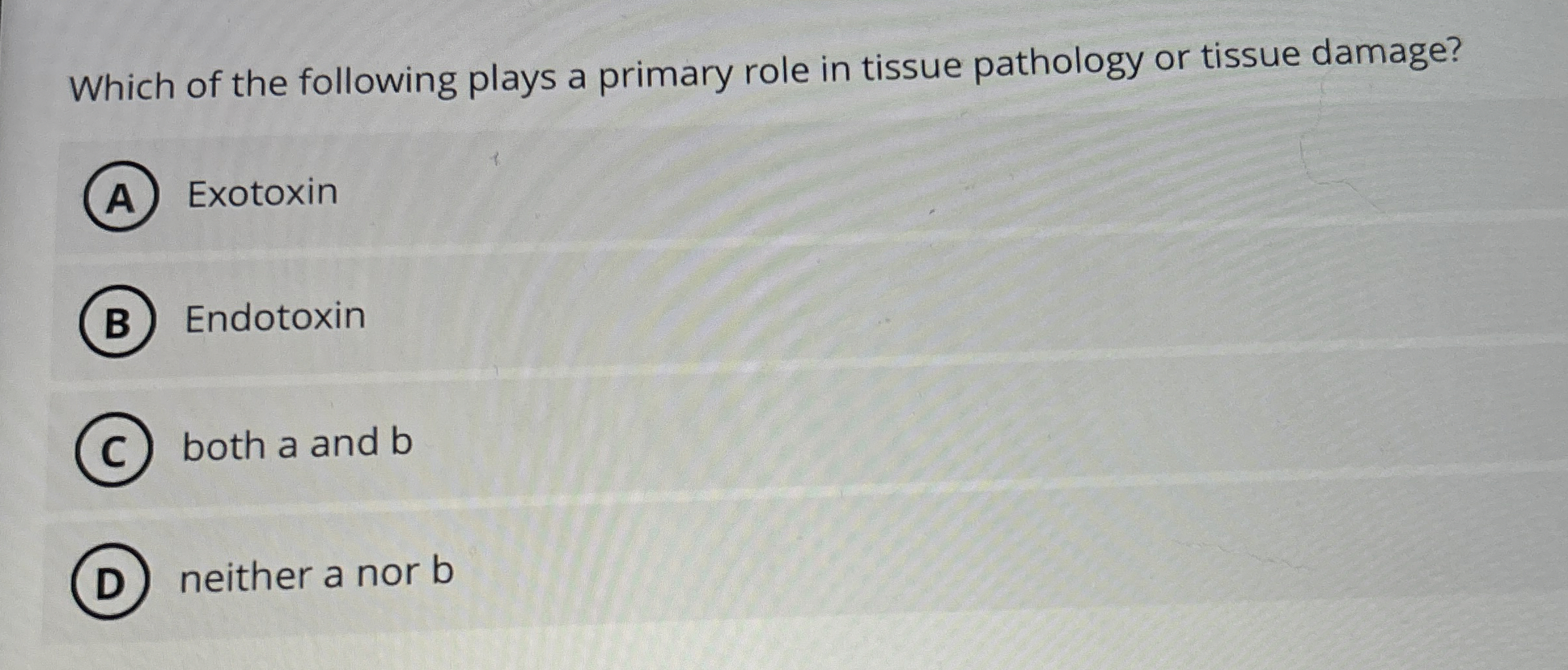 Solved Which of the following plays a primary role in tissue | Chegg.com