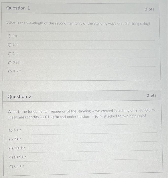 Solved What Is The Wavelngth Of The Second Harmonic Of The Chegg