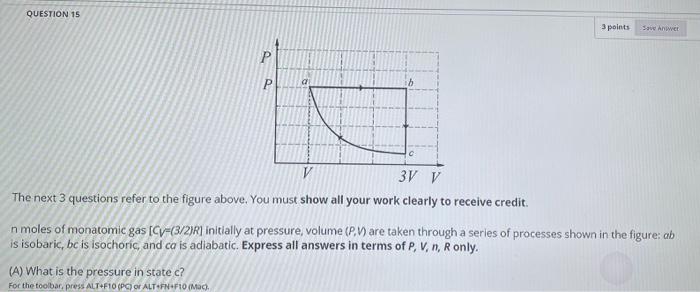 Solved Question 18 Find The Work Done For Each Process Chegg Com