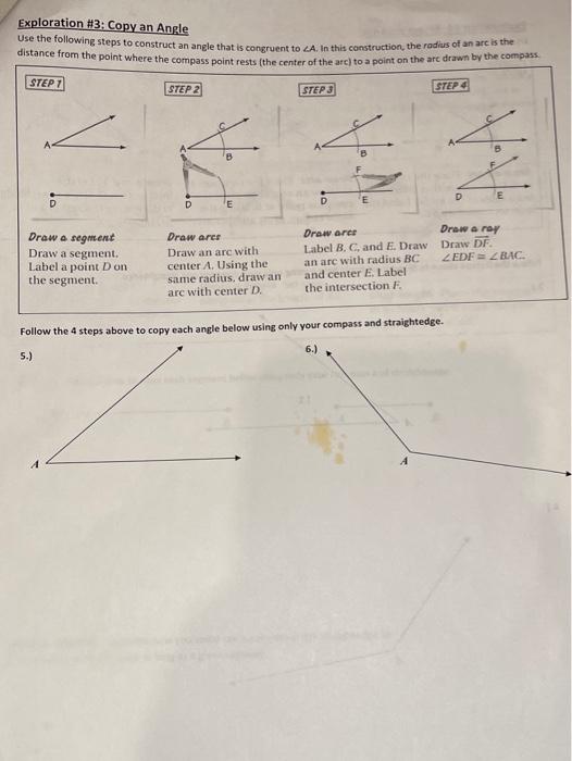 bisect a segment constructions