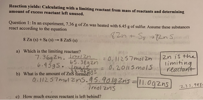 solved-reaction-yields-calculating-with-a-limiting-reactant-chegg