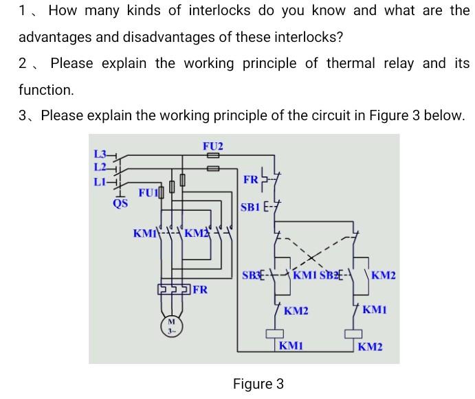 1. How many kinds of interlocks do you know and what are the
advantages and disadvantages of these interlocks?
2 Please expla