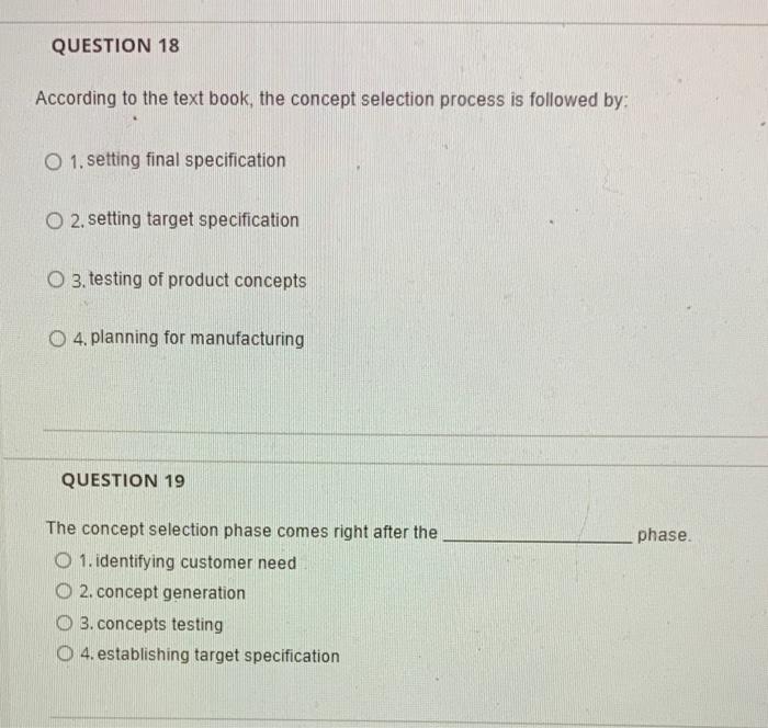 Solved QUESTION 18 According to the text book, the concept | Chegg.com