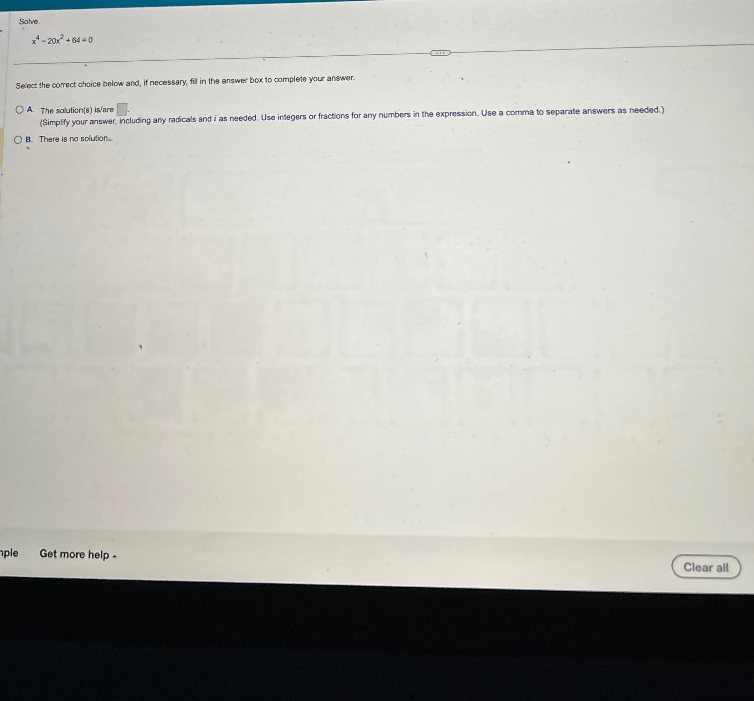 solved-solve-x4-20x2-64-0select-the-correct-choice-below-chegg
