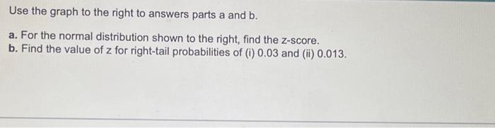 Solved Use the graph to the right to answers parts a and b. | Chegg.com