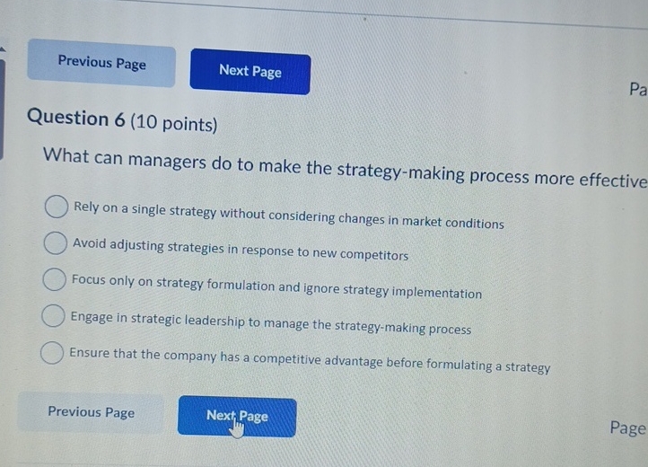 Solved Question 6 (10 ﻿points)What can managers do to make | Chegg.com