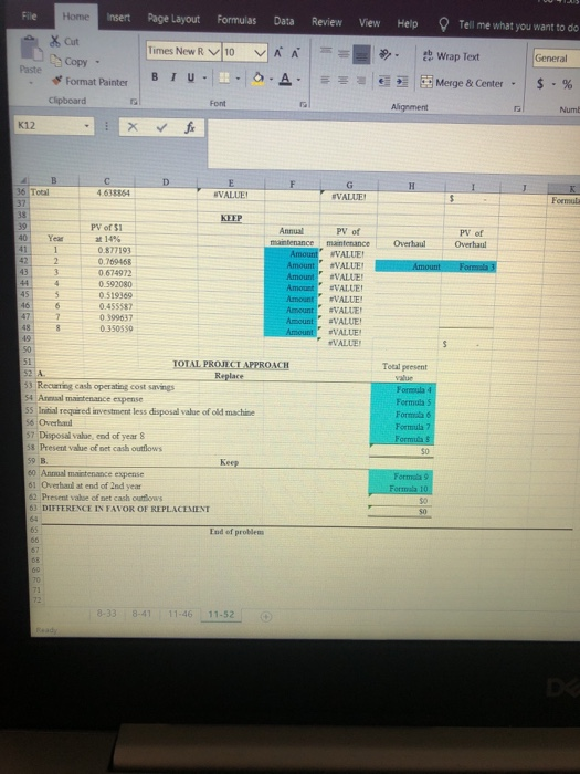 Solved 1152 Replacement Decision for Railway Equipment used