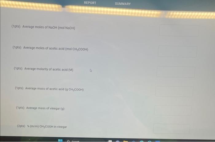 - Lab Experiment-Titrati(1pts) Average moles of NaOH | Chegg.com