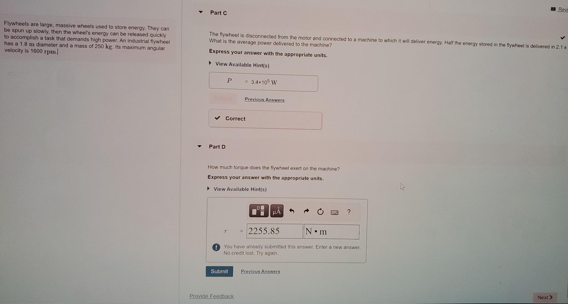 Solved Flywheels are large, massive wheels used to store