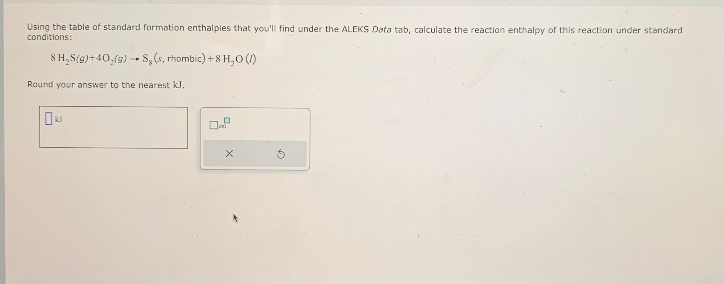 Solved Using the table of standard formation enthalpies that