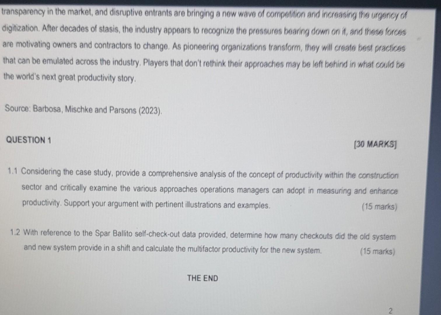 Solved Read the case study provided and answer the following | Chegg.com