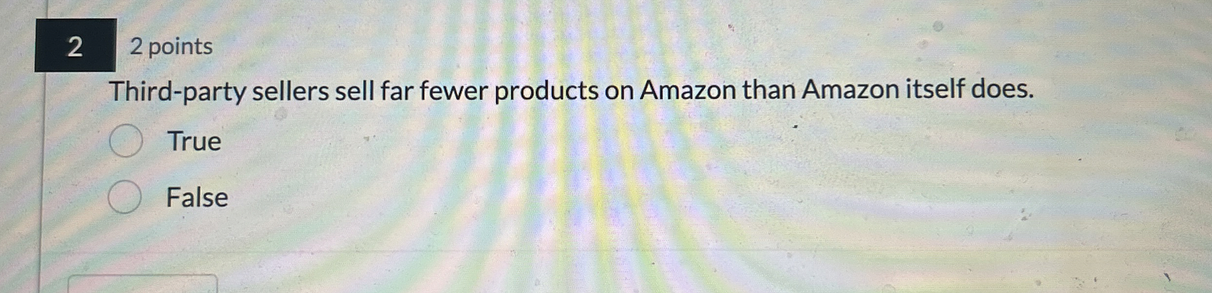 Solved 22 ﻿pointsThirdparty sellers sell far fewer products