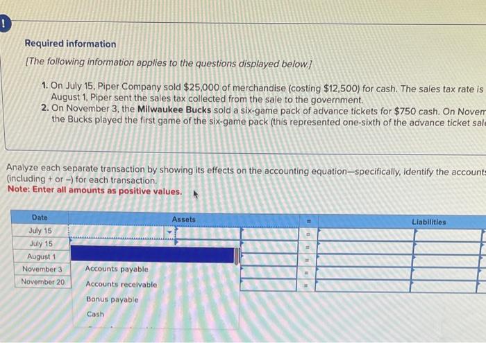 Solved Analyze each separate transaction by showing its | Chegg.com