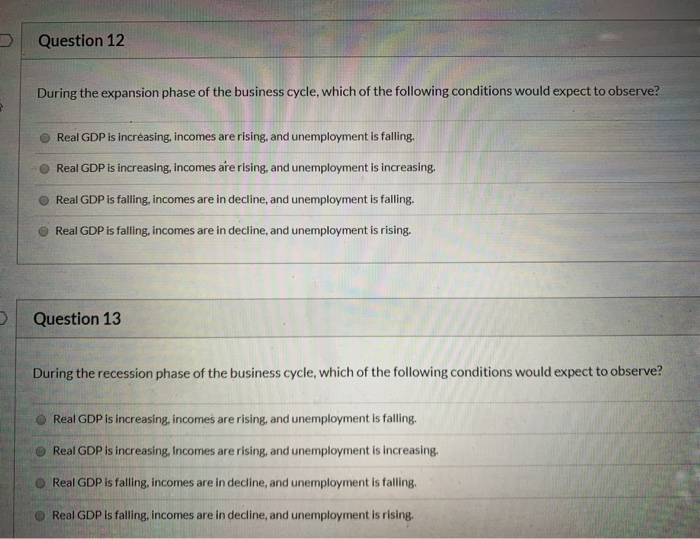 Solved Question 12 During the expansion phase of the