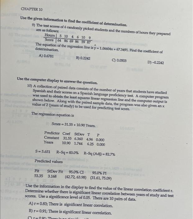 Solved Course Number: Section Number. 03 Directions: Write | Chegg.com