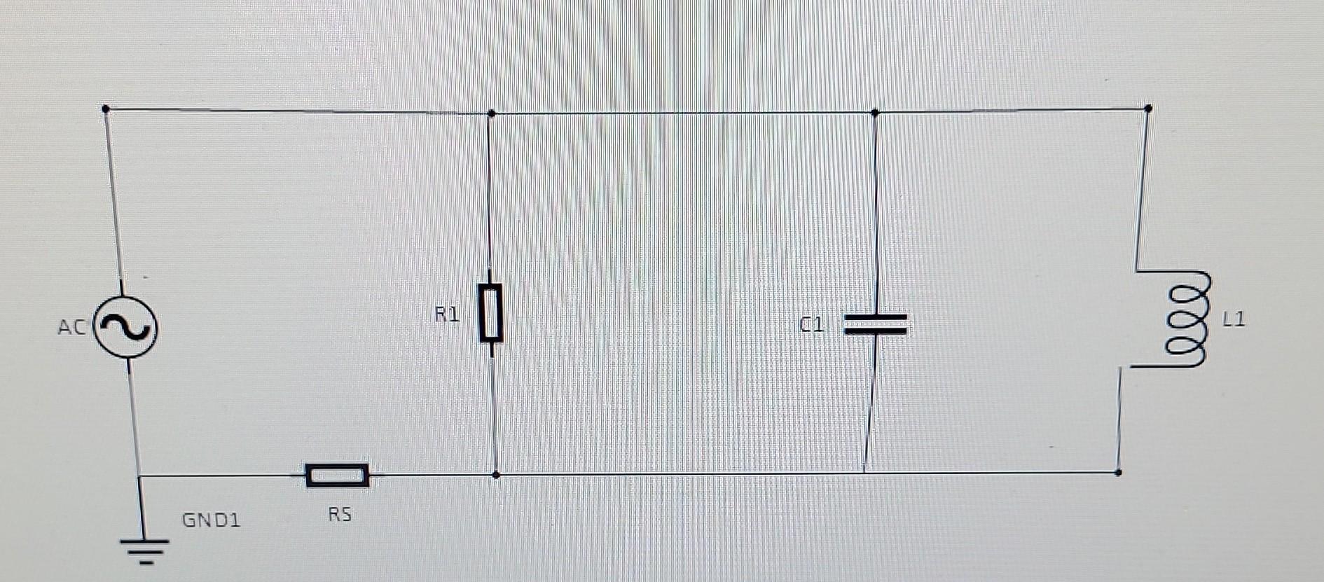 Solved is this parallel RLC circuit correctly setup? I'm | Chegg.com