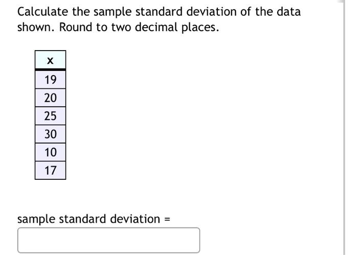 A Sample Of Size N=10 Is Drawn From A Population. The | Chegg.com