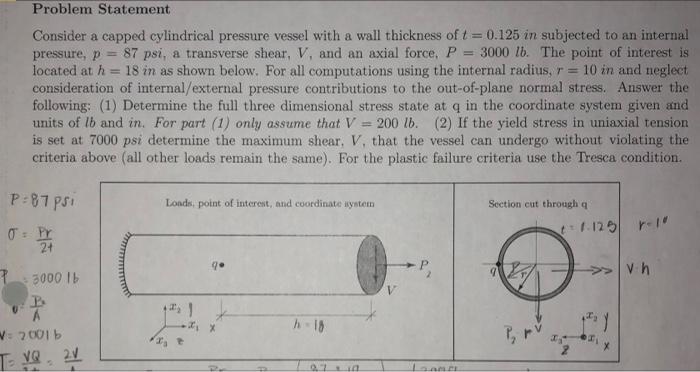 Solved Problem Statement Consider a capped cylindrical | Chegg.com