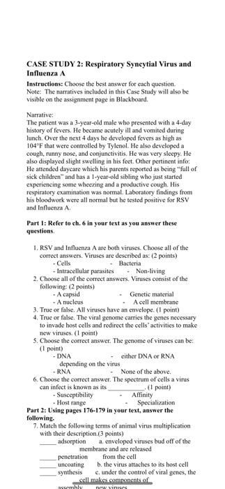 respiratory syncytial virus case study