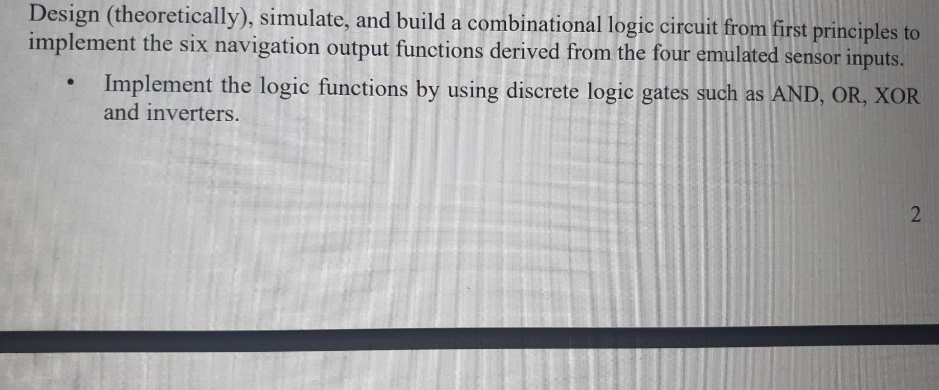 Solved How can I simulate the navigation output | Chegg.com