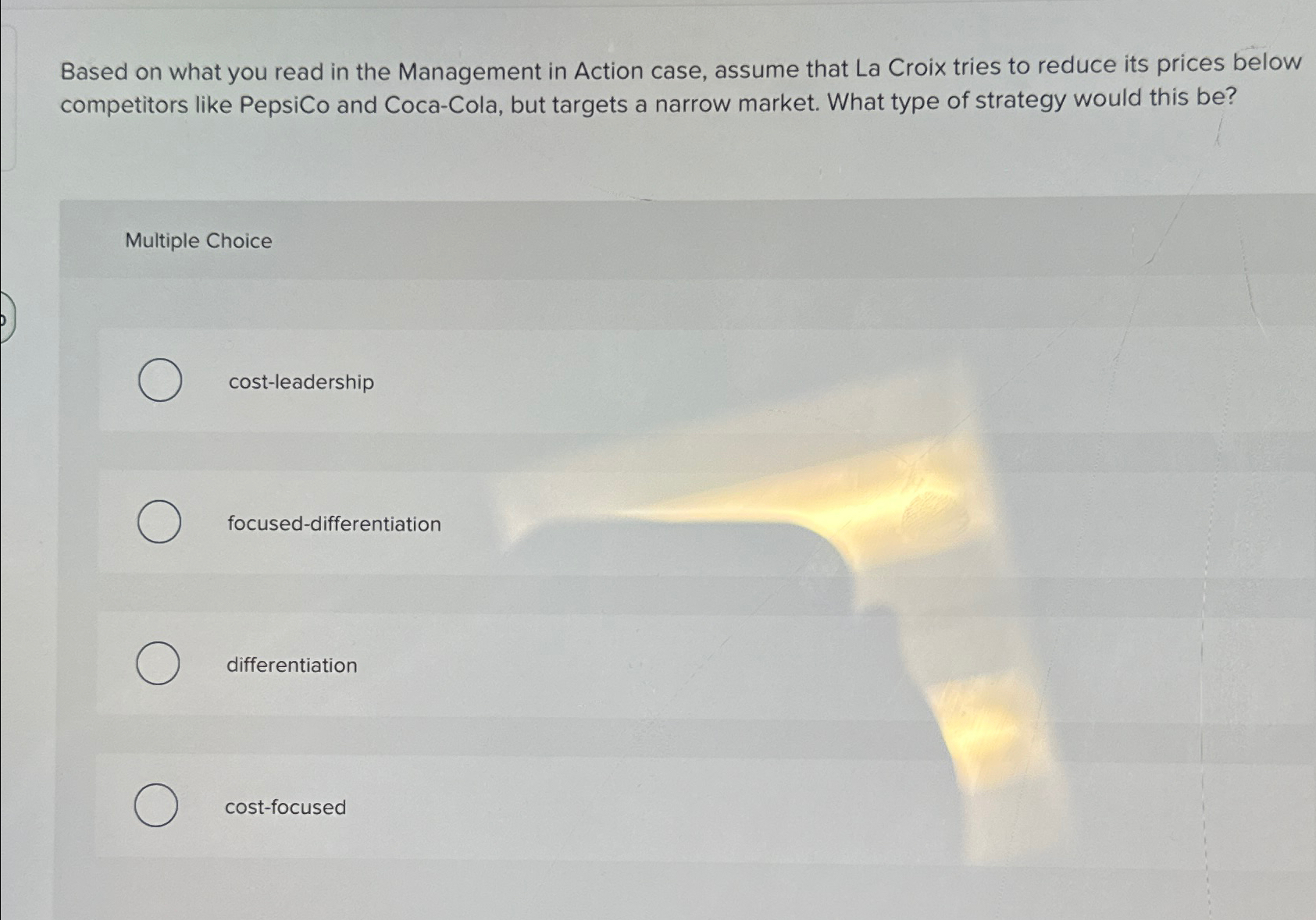 Solved Based on what you read in the Management in Action | Chegg.com