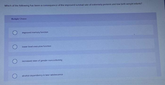 Solved Which Of The Following Has Been A Consequence Of The | Chegg.com