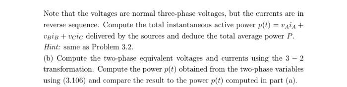 Solved Problem 3.4: (a) Assume That Voltage Sources | Chegg.com