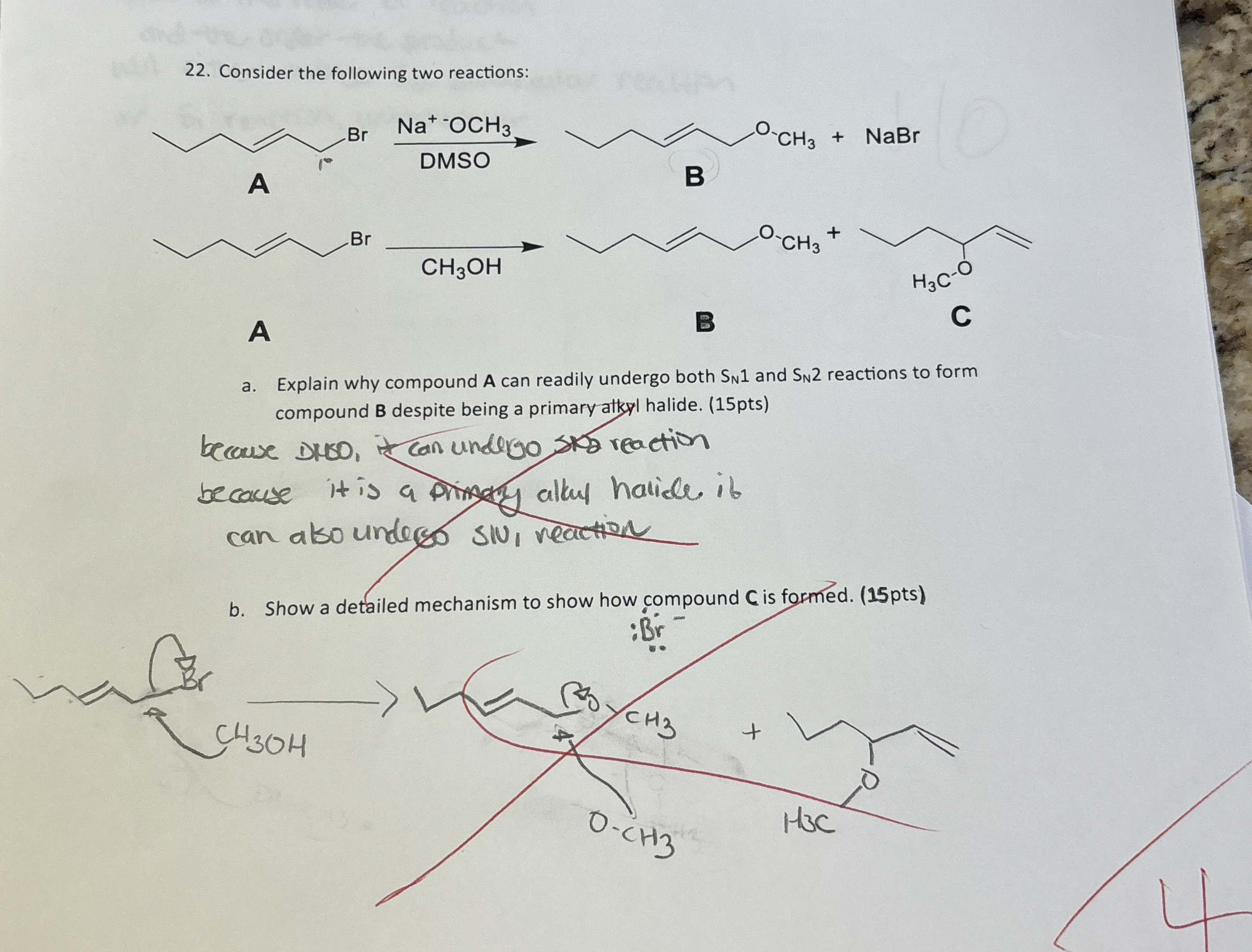 Solved Consider the following two reactions:a. ﻿Explain why | Chegg.com