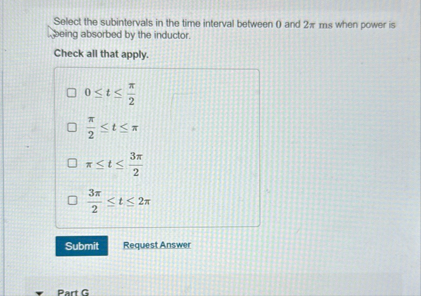Solved Select the subintervals in the time interval between | Chegg.com