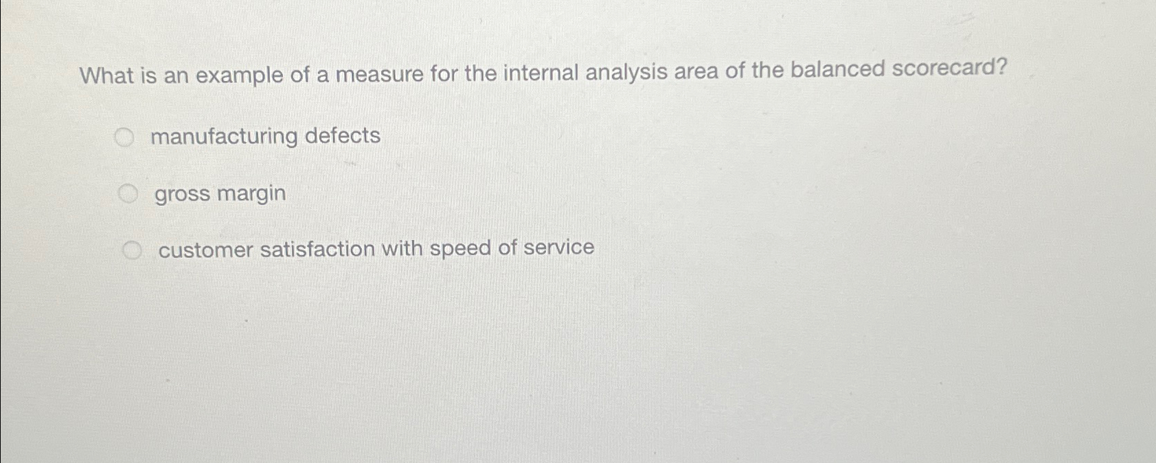 Solved What is an example of a measure for the internal | Chegg.com