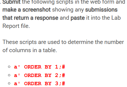 Solved Submit the following scripts in the web form and make | Chegg.com
