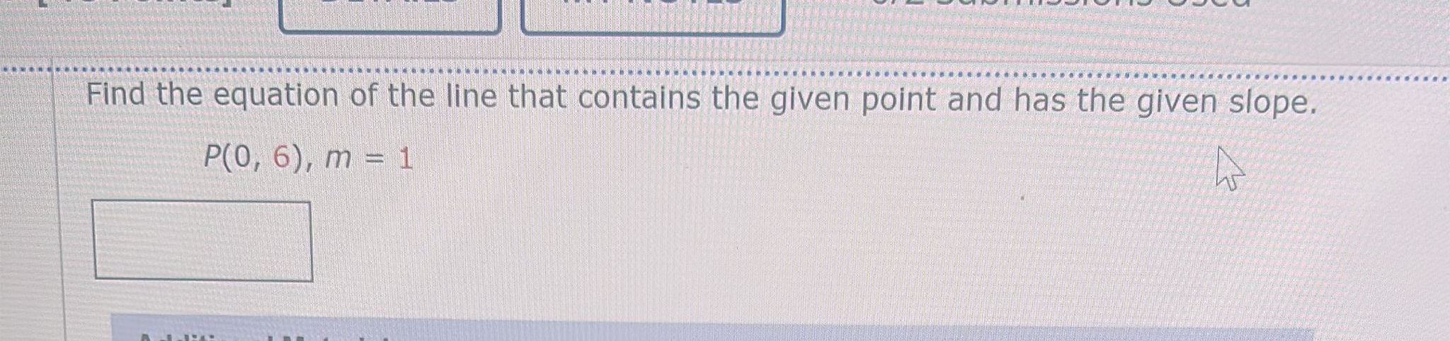 Solved Find the equation of the line that contains the given | Chegg.com