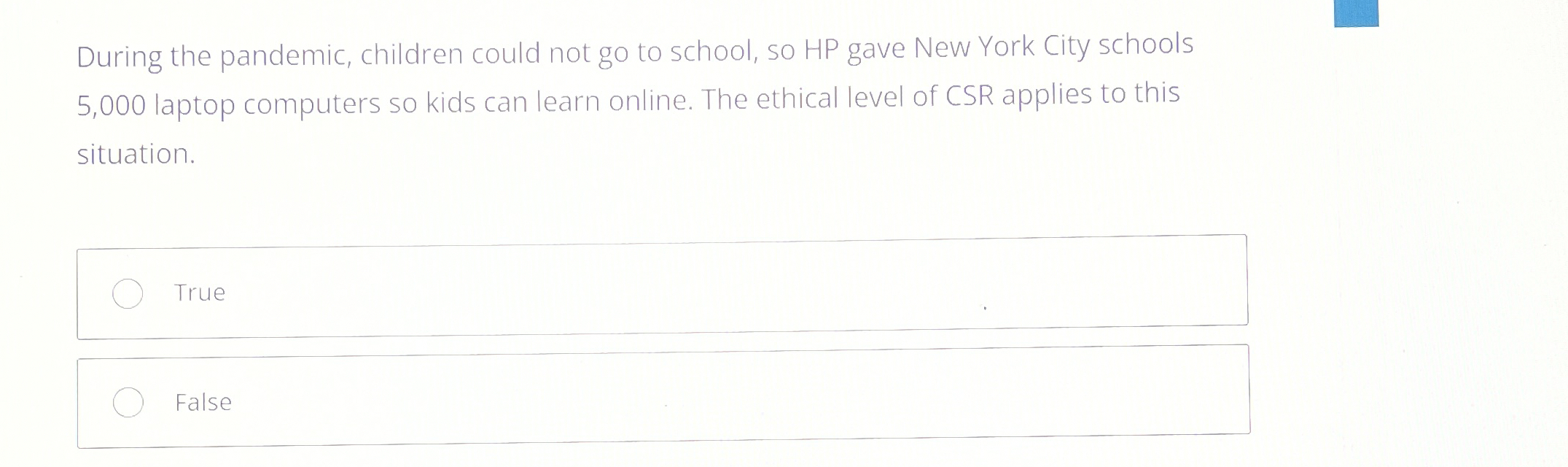 Solved During the pandemic, children could not go to school, | Chegg.com