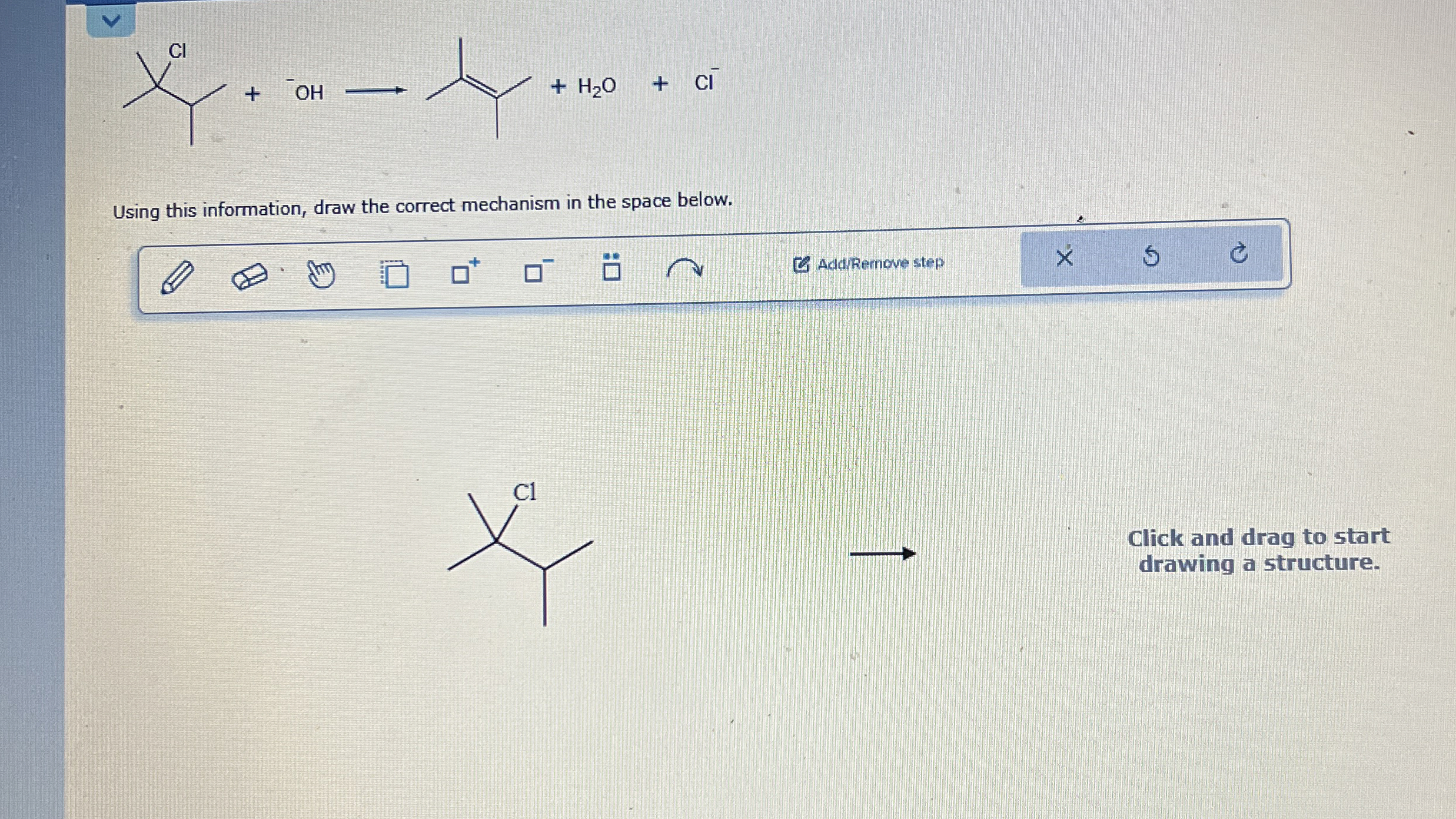 Solved Using this information, draw the correct mechanism in | Chegg.com