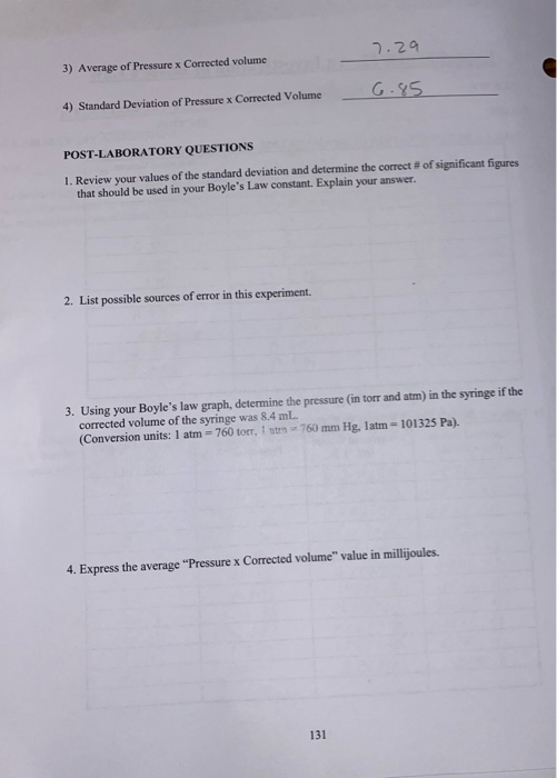 experiment 2 boyle's law grade 11