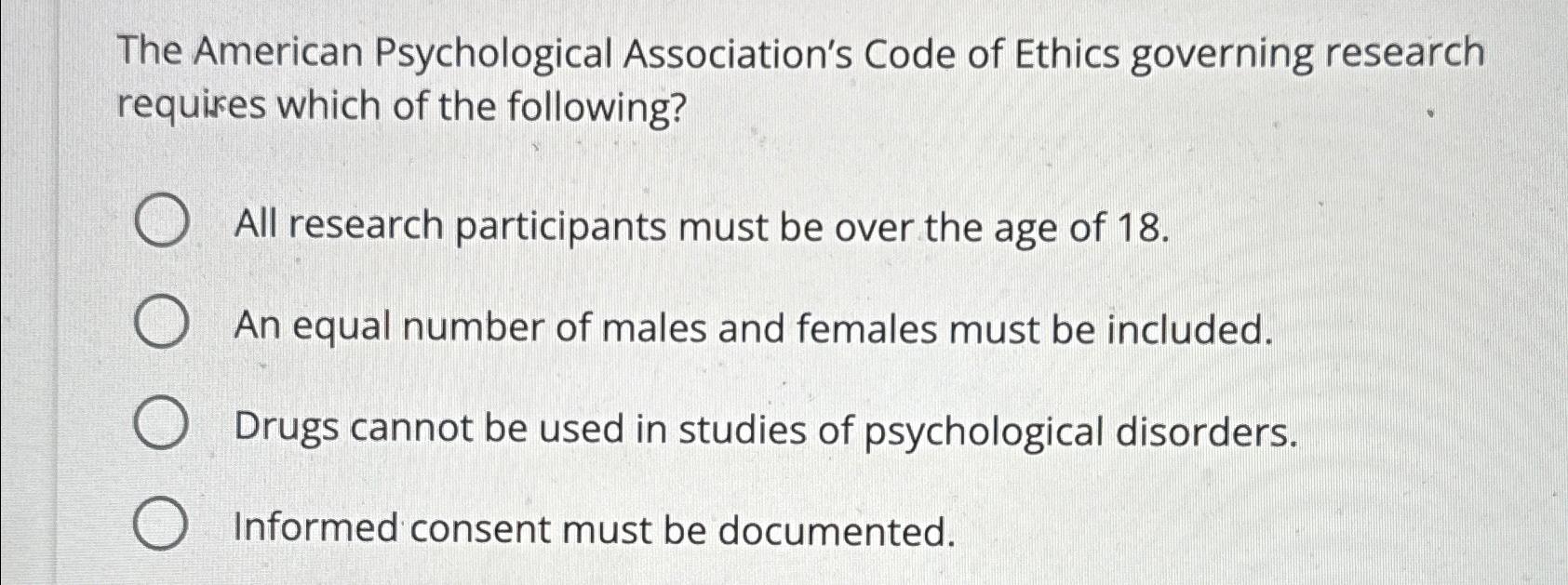 AMERICAN PSYCHOLOGICAL ASSOCIATION ETHICAL GUIDELINES PDF visual data 7