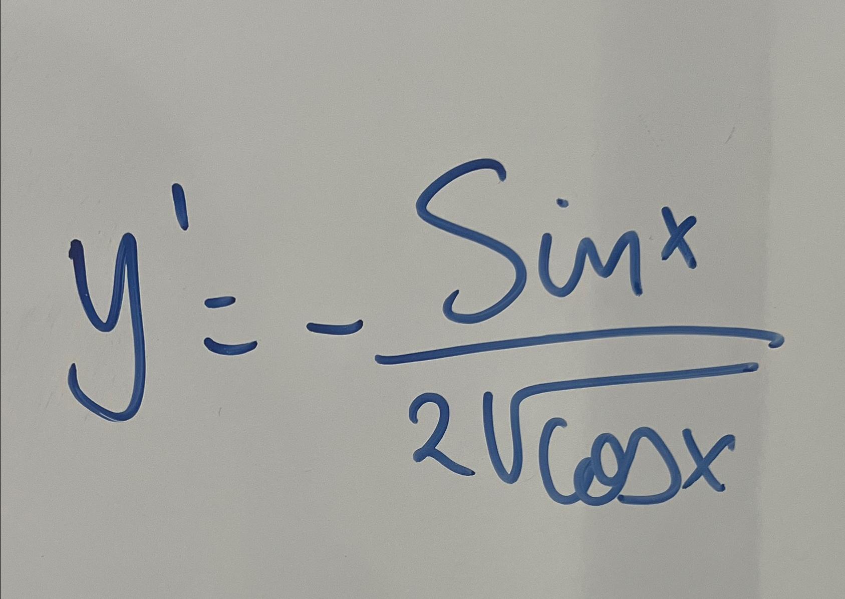 Solved y'=-sinx2cosx2 | Chegg.com