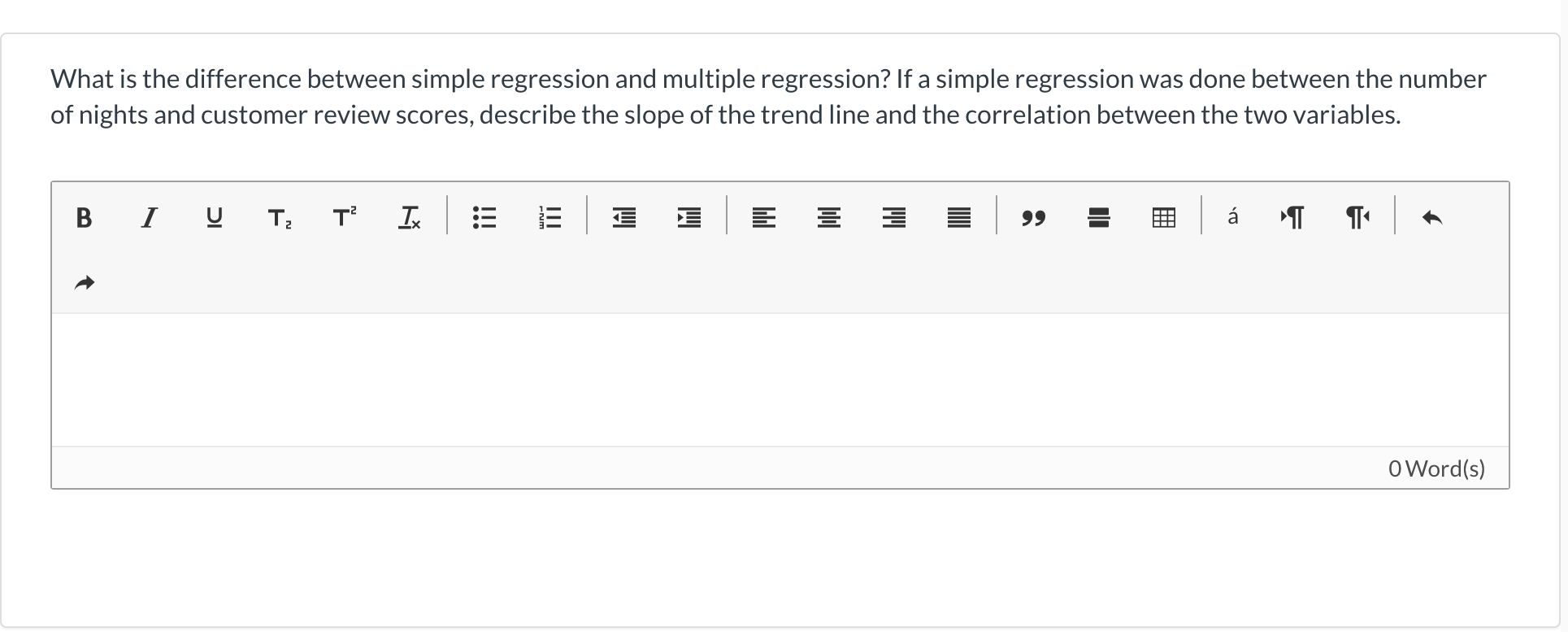 Solved What is the difference between simple regression and | Chegg.com